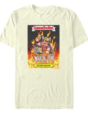 Garbage Pail Kids Elias Grover Short Sleeve Graphic Tee - Cream